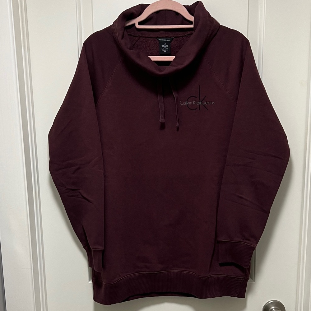 Calvin Klein Jeans Deep Maroon Sweatshirt